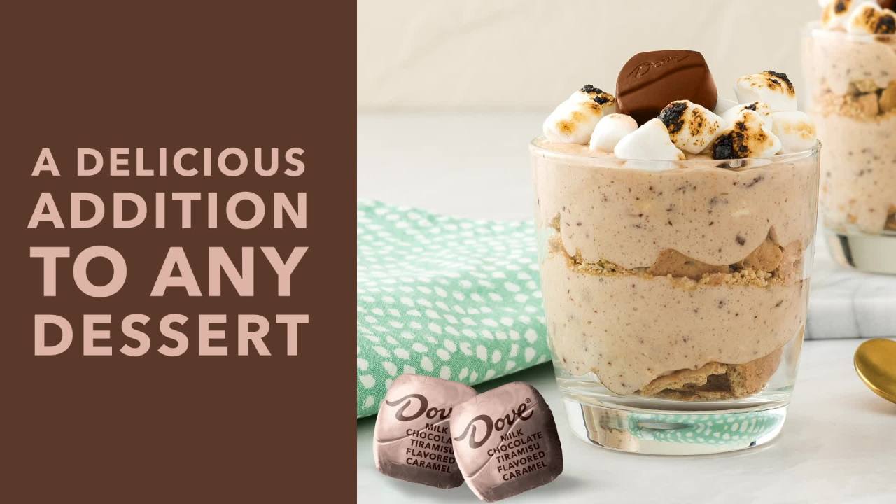 thumbnail video image 2 of (3 pack) Dove Promises Milk Chocolate Tiramisu Caramel Candy - 6.74 oz Bag, 2 of 14