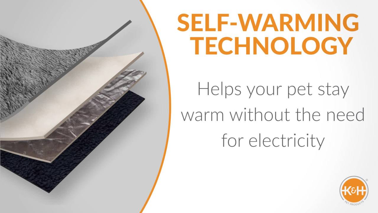 thumbnail video image 2 of K&H Pet Products Self-Warming Pet Pad Oatmeal/Chocolate 21 X 17 Inches, 2 of 9