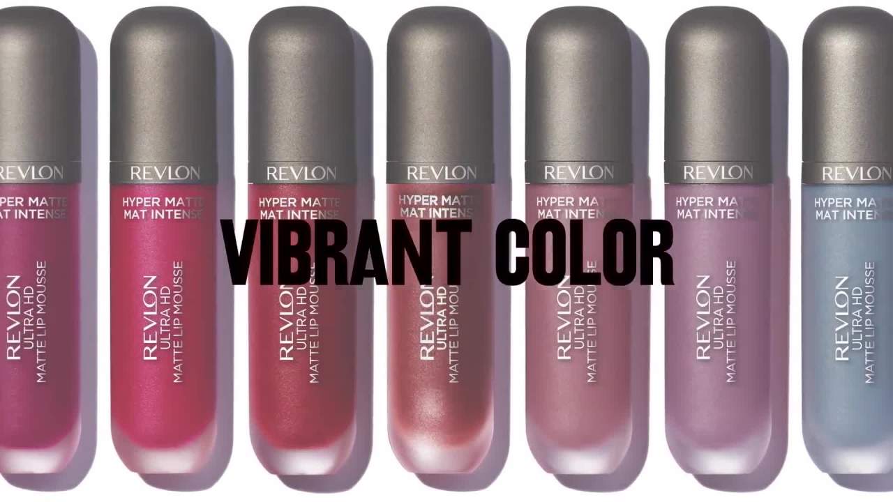 thumbnail video image 2 of Revlon Ultra HD Matte Lip Mousse, Crimson Sky (820), 0.2 fl oz, 2 of 9