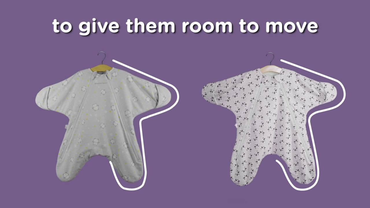 thumbnail video image 2 of Tommee Tippee Traveltime Starsuit One-piece Baby Bunting Bodysuit, Reversible - 2.5 tog, 0-6 months (Ollie the Owl), 2 of 7