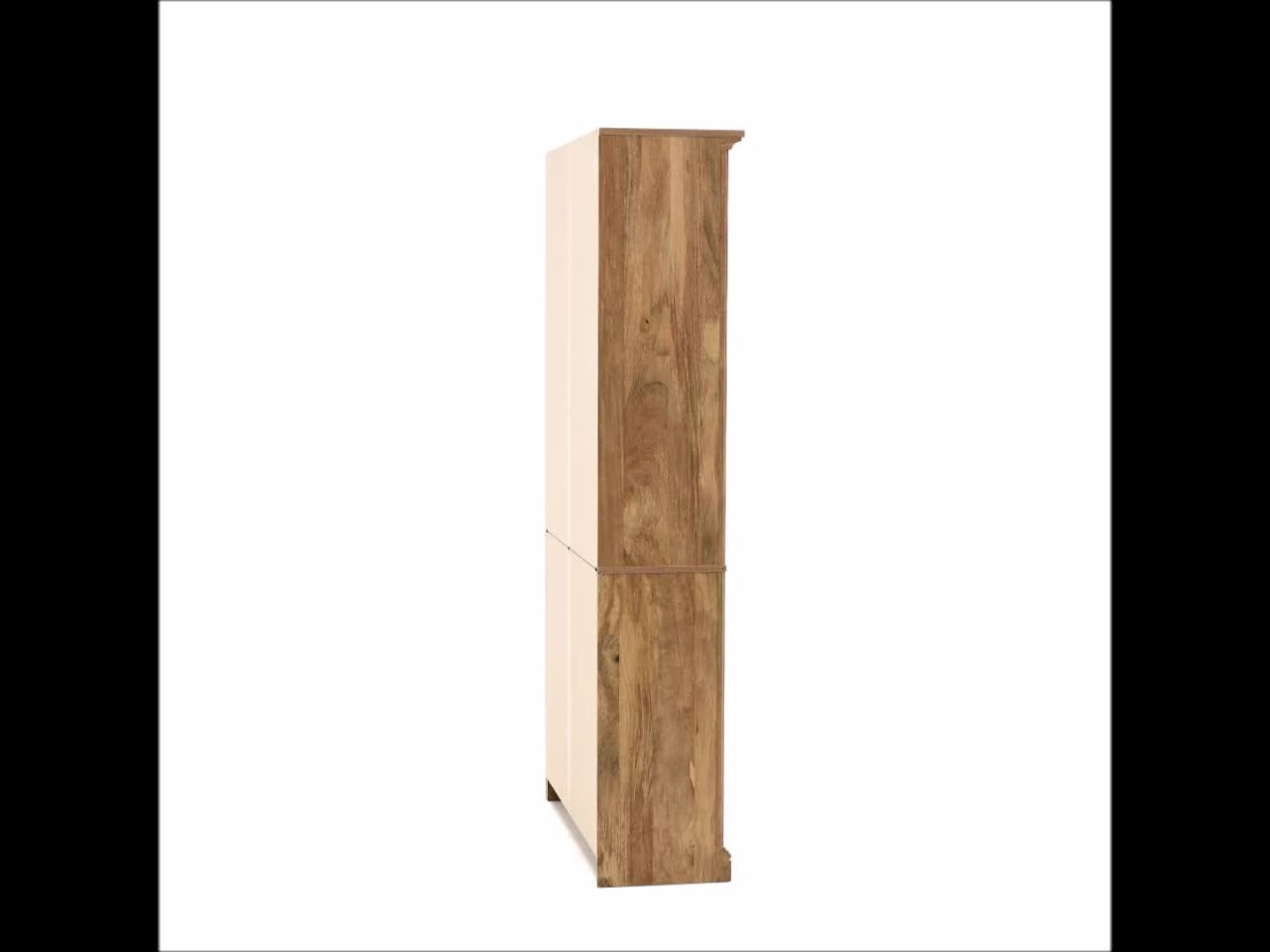 thumbnail video image 2 of Sauder Engineered Wood 5-Shelf Tall Bookcase in Sindoori Mango/Brown, 2 of 13