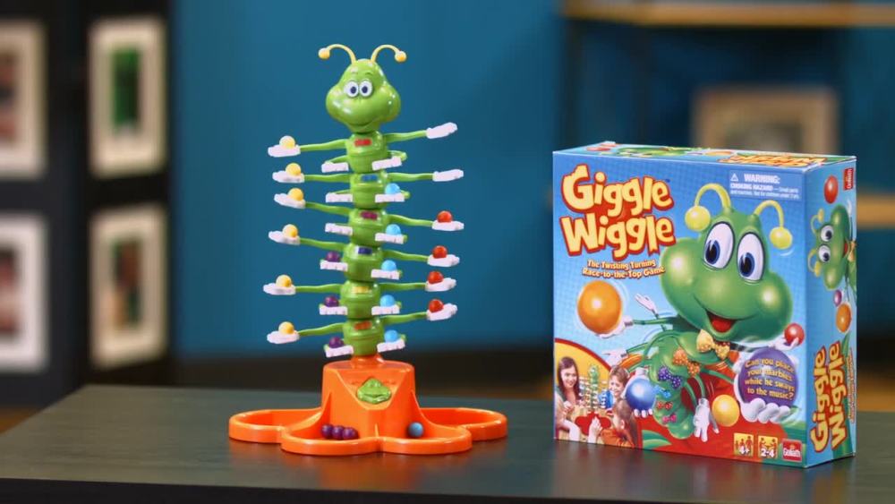 Giggle Wiggle - the Twisting Turning Race to Get Your Marbles to the Top Game by Goliath - image 2 of 8