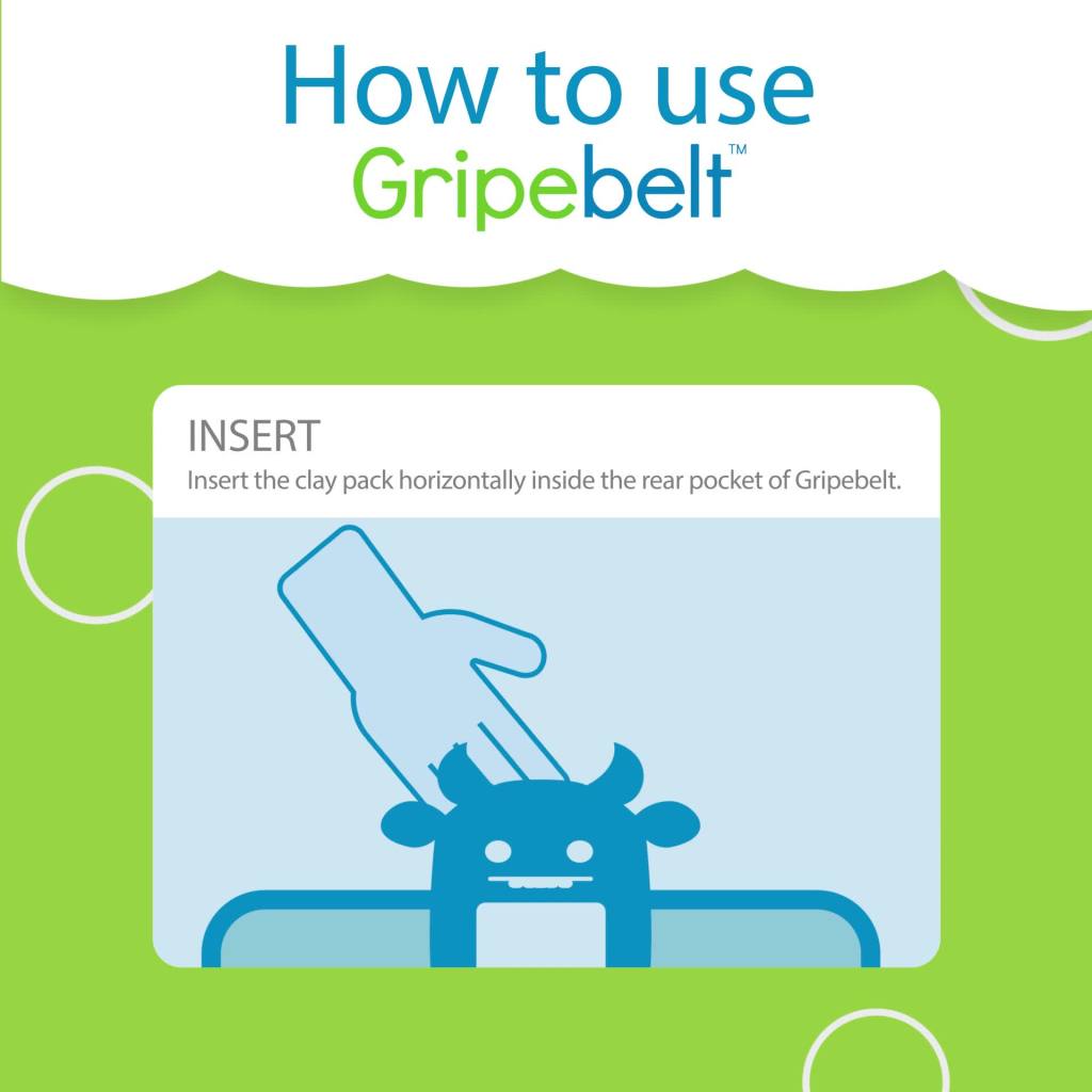 thumbnail video image 2 of Dr. Brown's Infant Gripebelt Heated Belly Band, Soothe Baby's Tummy with Gentle Warmth and Compression, Lamb, 0m+&nbsp;, 2 of 10