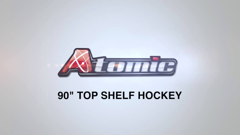 Atomic Top Shelf 7.5' LED Illuminated Air Hockey Table for AirPowered