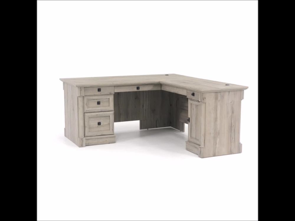 Sauder Palladia LDesk, Split Oak Finish