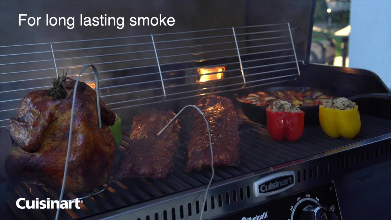 thumbnail video image 2 of Cuisinart Premium Maple Bourbon BBQ Smoking Pellets - 20 lb Bag, 2 of 13