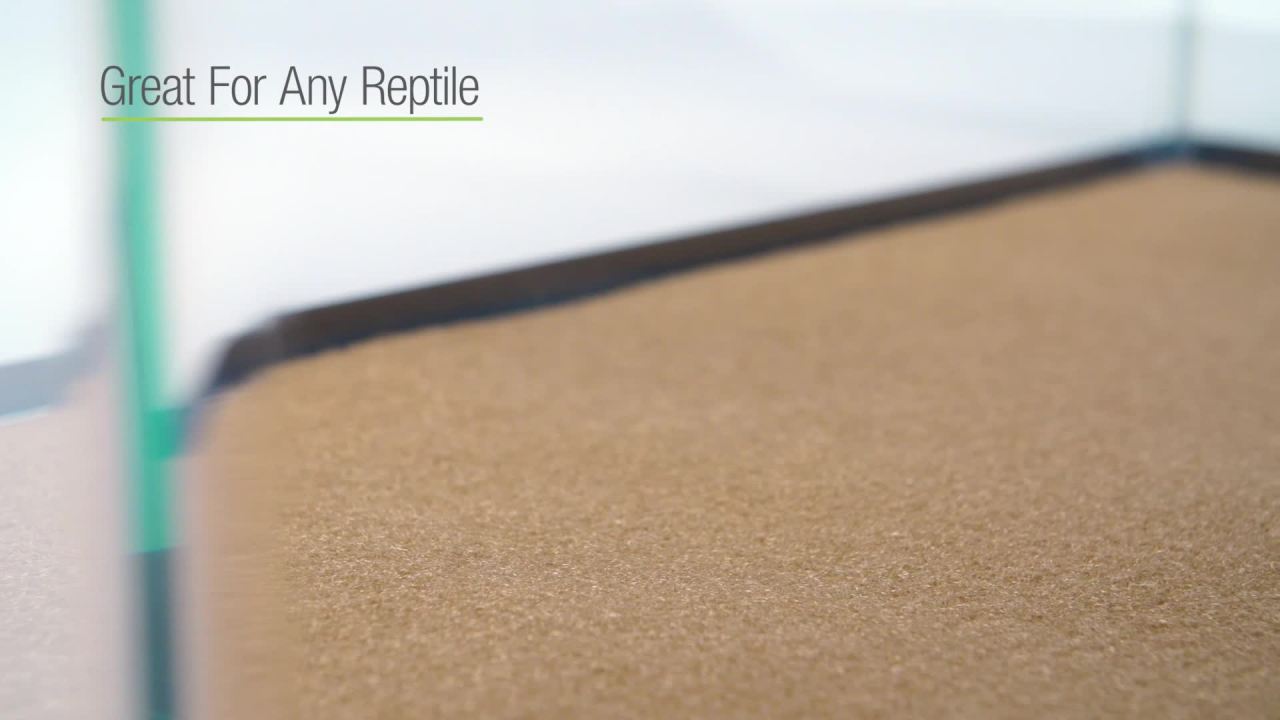 thumbnail video image 2 of Zilla Reptile Terrarium Liner Green 33L/40L/55 Gallon, 2 of 10
