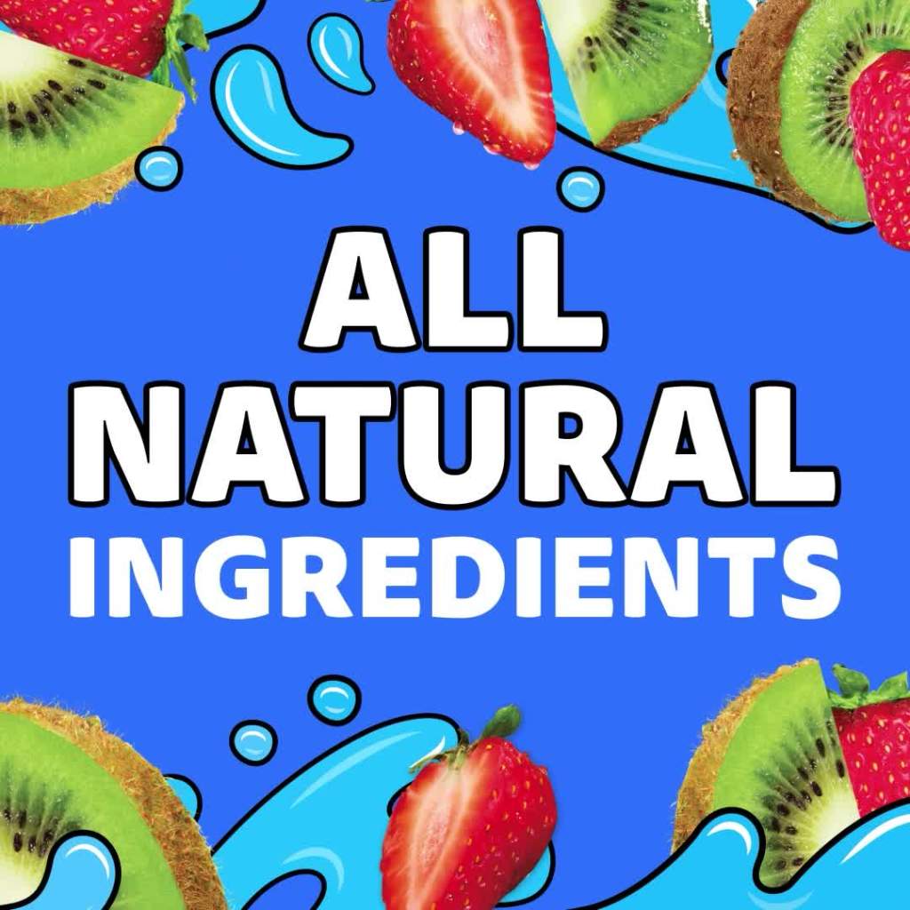 thumbnail video image 2 of Capri Sun Strawberry Kiwi Flavored with other natural flavor Juice Drink Blend, 10 ct Box, 6 fl oz Pouches, 2 of 14