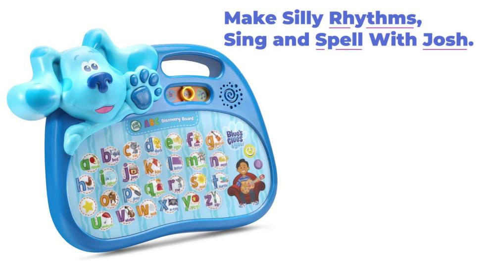 thumbnail video image 2 of LeapFrog® Blue’s Clues & You!™ ABC Discovery Board With Magenta, 2 of 13