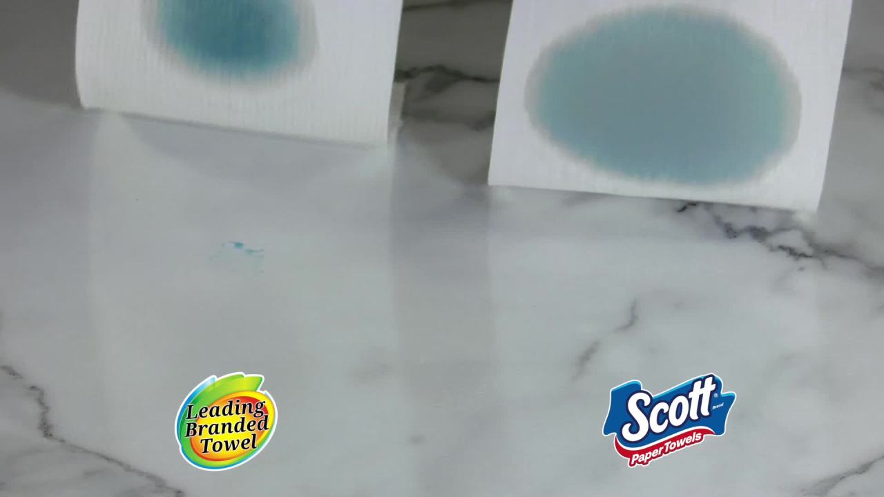 thumbnail video image 2 of Scott Choose-a-Sheet Paper Towels, 12 Double Rolls, 2 of 11