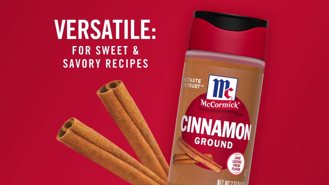 McCormick Kosher Ground Cinnamon, 2.37 oz Bottle