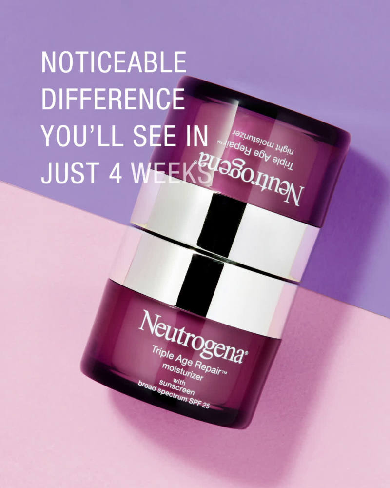 Neutrogena Triple Age Repair AntiAging Moisturizer, SPF 25, 1.7 oz