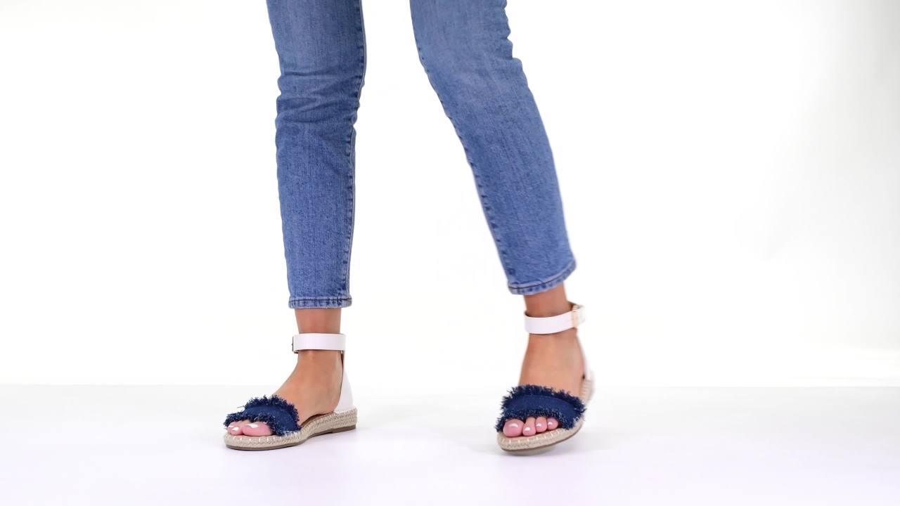 thumbnail video image 2 of Journee Womens Tristeen Espadrille Sandals, 2 of 10