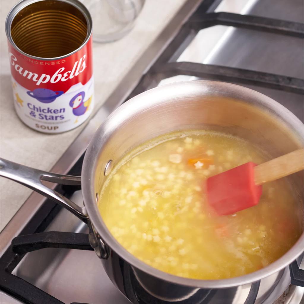 thumbnail video image 2 of Campbell's Condensed Kids Chicken and Stars Soup, 10.5 oz Can, 2 of 14