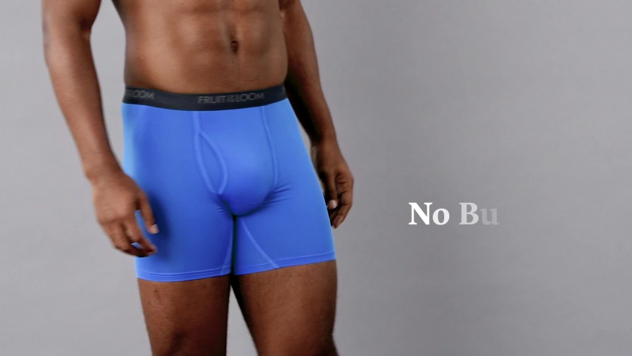 thumbnail video image 2 of Fruit of the Loom Men's Micro-Stretch Long Leg Boxer Briefs, 5-Pack, 2 of 7