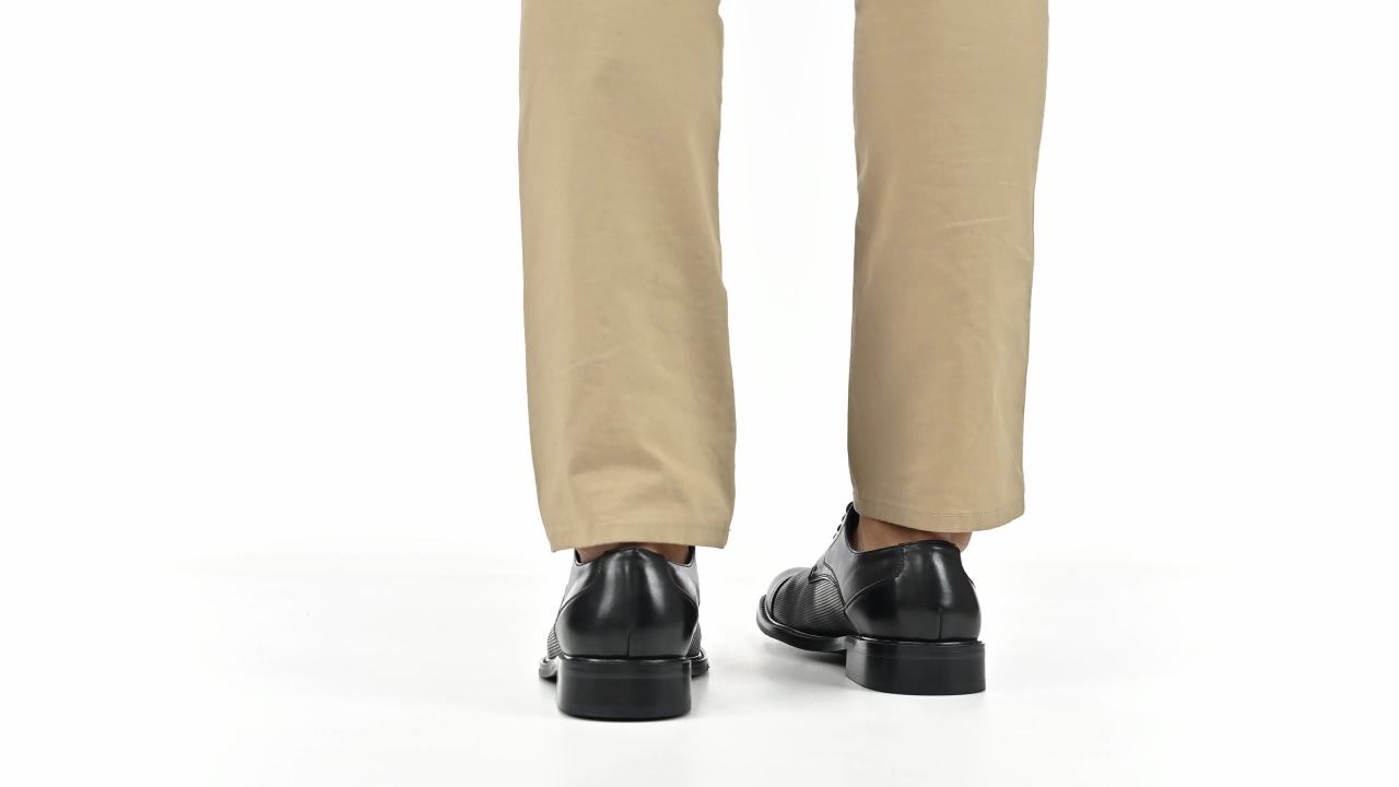 thumbnail video image 2 of Vance Mens Chandler Cap Toe Lace-up Dress Shoe, 2 of 10