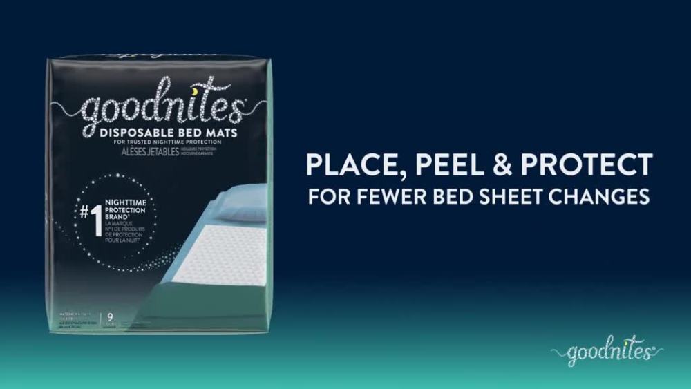 Goodnites Disposable Bed Pads for Bedwetting, 9 Ct (Select for More Options) - image 2 of 9
