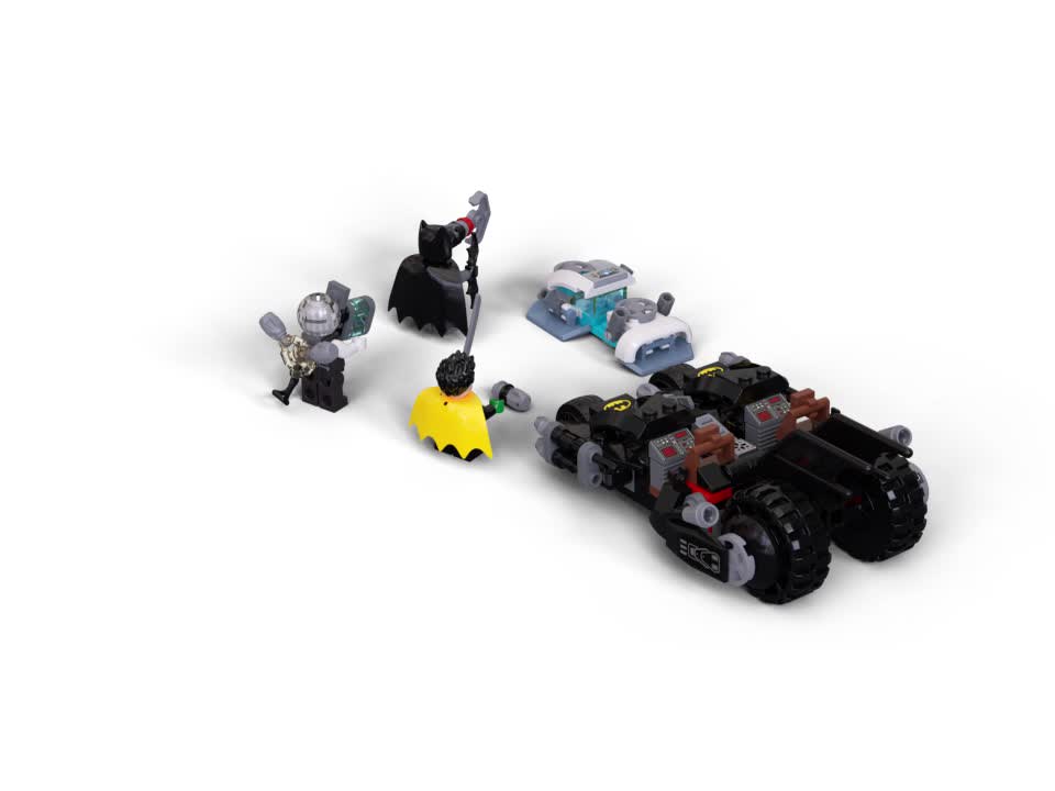 thumbnail video image 2 of LEGO DC Comics Super Heroes Mr. Freeze Toy Batcycle Battle 76118 (200 Pieces), 2 of 8