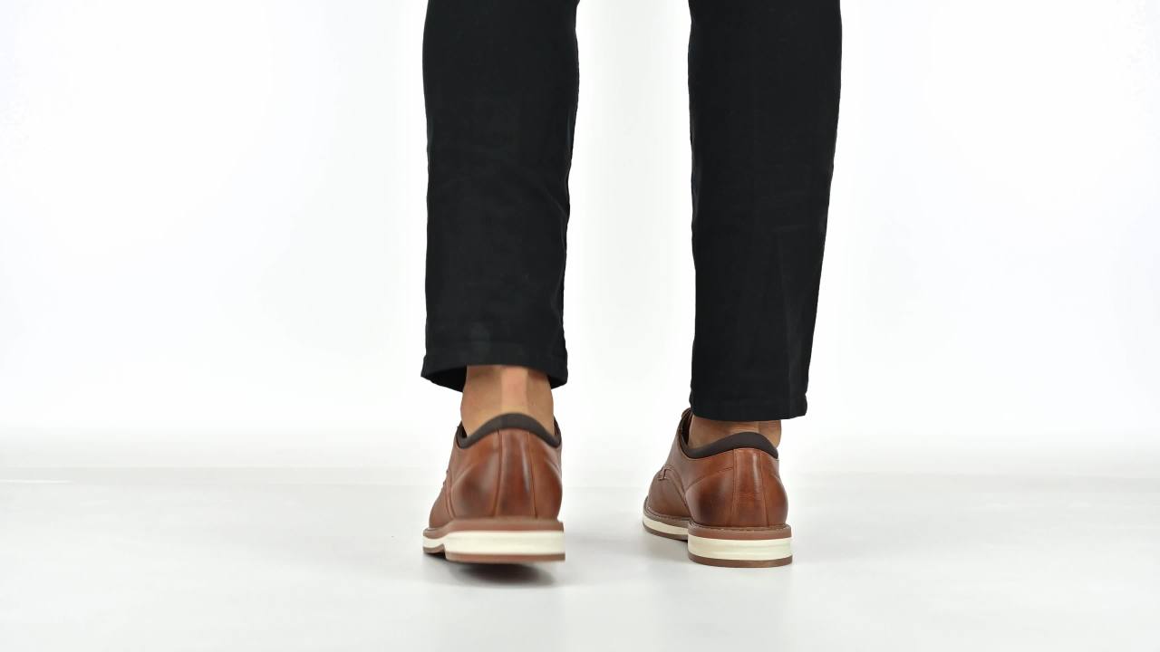 thumbnail video image 2 of Vance Mens Leon Lace-up Casual Dress Shoe, 2 of 10