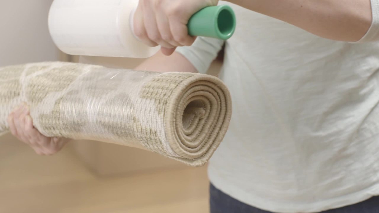 thumbnail video image 2 of Duck Stretch Wrap, 20 in x 1,000 ft, Clear, 2 of 6