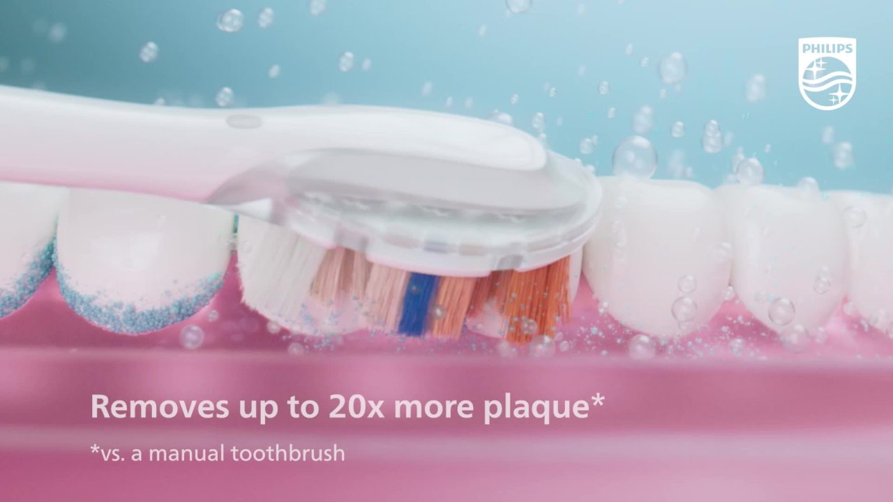thumbnail video image 2 of Philips Sonicare Diamondclean Smart 9700 Electric Toothbrush, Sonic Toothbrush with App, Pressure Sensor, Brush Head Detection, 5 Brushing Modes and 3 Intensity Levels, Lunar Blue, Model HX9957/71, 2 of 14