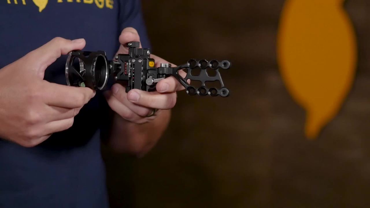 thumbnail video image 2 of Trophy Ridge Alpha™ React® 1 Pin Sight .Right Hand .019, 2 of 12