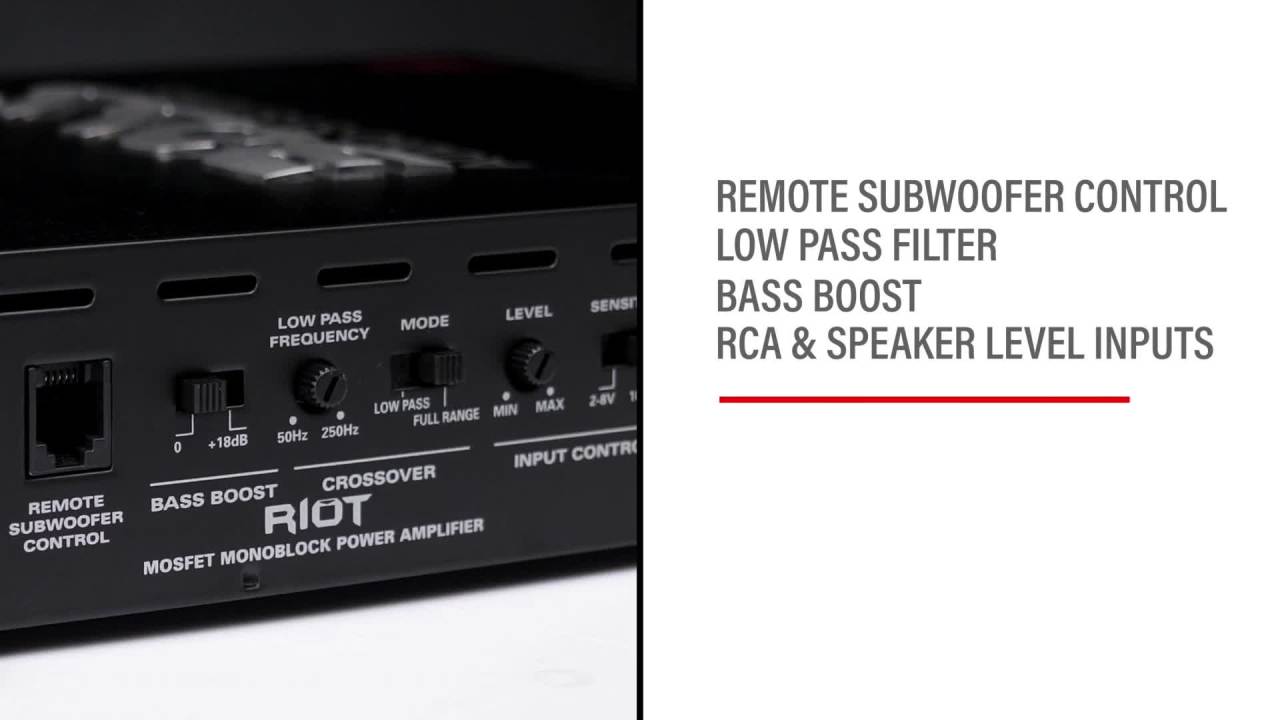 thumbnail video image 2 of BOSS Audio Systems R1100MK 1100 Watt Monoblock Car Amplifier, 8 Gauge Wiring Kit, 2 of 11