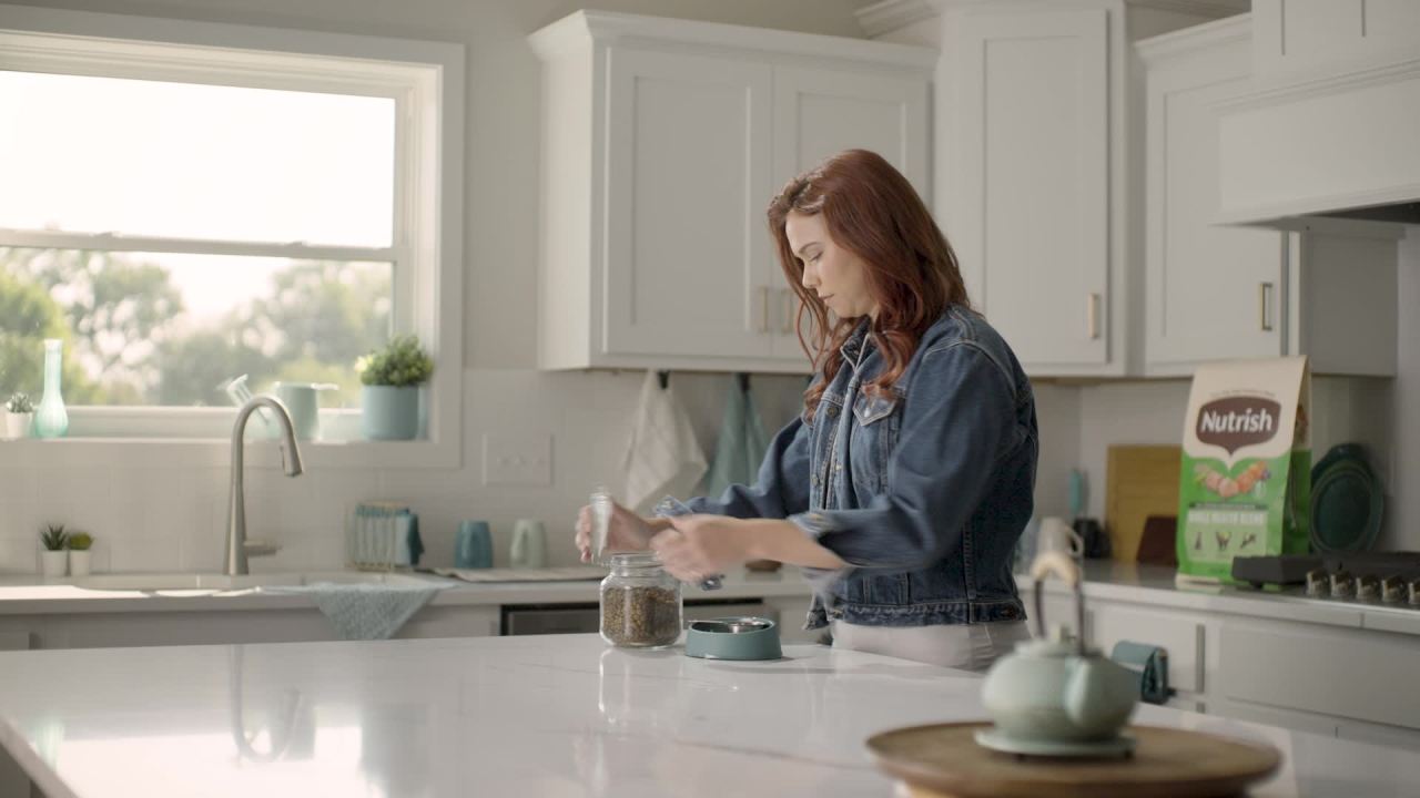 thumbnail video image 2 of Nutrish Everyday Digestion Chicken Brown Rice and Salmon Recipe with Veggies ​Dry Cat Food, 13lb Bag, 2 of 10