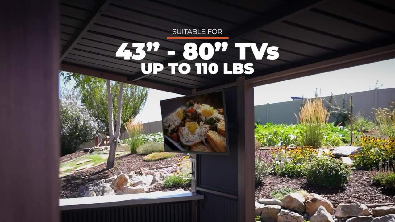 thumbnail video image 2 of Blackstone 10' x 10' Bar and Griddle Pavilion Full-Motion TV Mount, 2 of 10