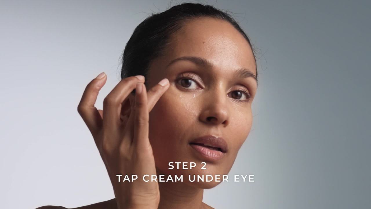 thumbnail video image 2 of RoC Derm Correxion Dual Eye Cream with Retinol + Peptides for Puffy Eyes &Dark Circles, 0.68 oz, 2 of 12