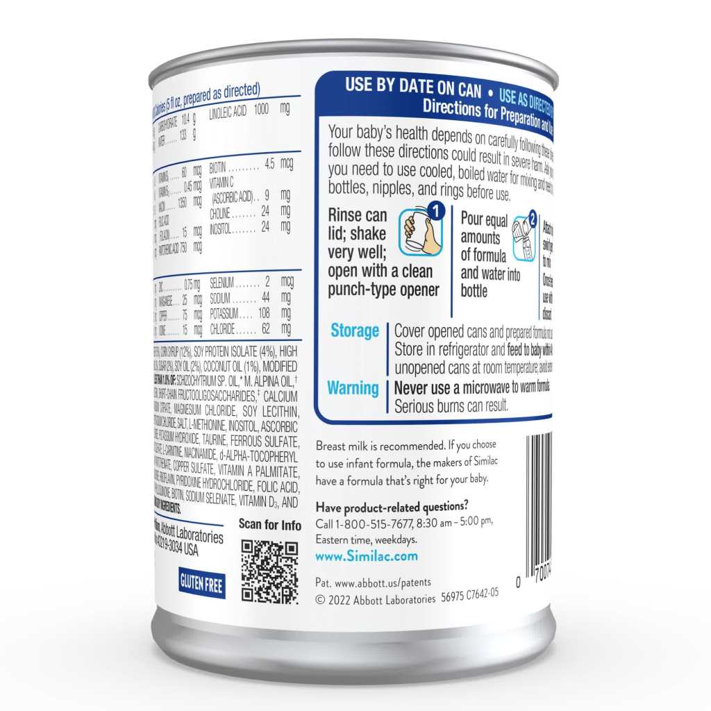 thumbnail video image 2 of Similac Soy Isomil Concentrated Liquid Baby Formula, 13-fl-oz Can, 2 of 10