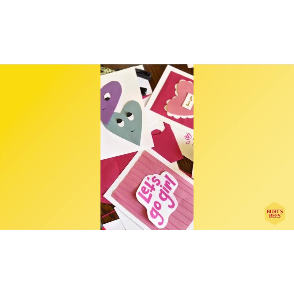thumbnail video image 2 of Burts Bees Bee My Galentine Minis Tinted Lip Balm Gift Set, 3-Pack, 0.049 oz., 2 of 9