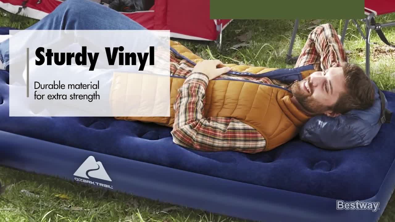 thumbnail video image 2 of (2 pack) Ozark Trail 10” Twin-XL Airbed Mattress, 2 of 11