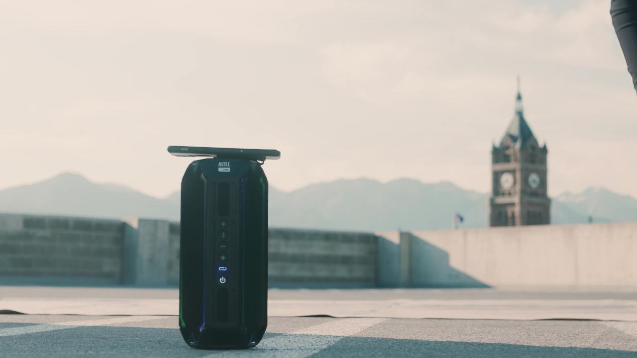 thumbnail video image 2 of Altec Lansing HydraBlast Waterproof Bluetooth Speaker, 2 of 14