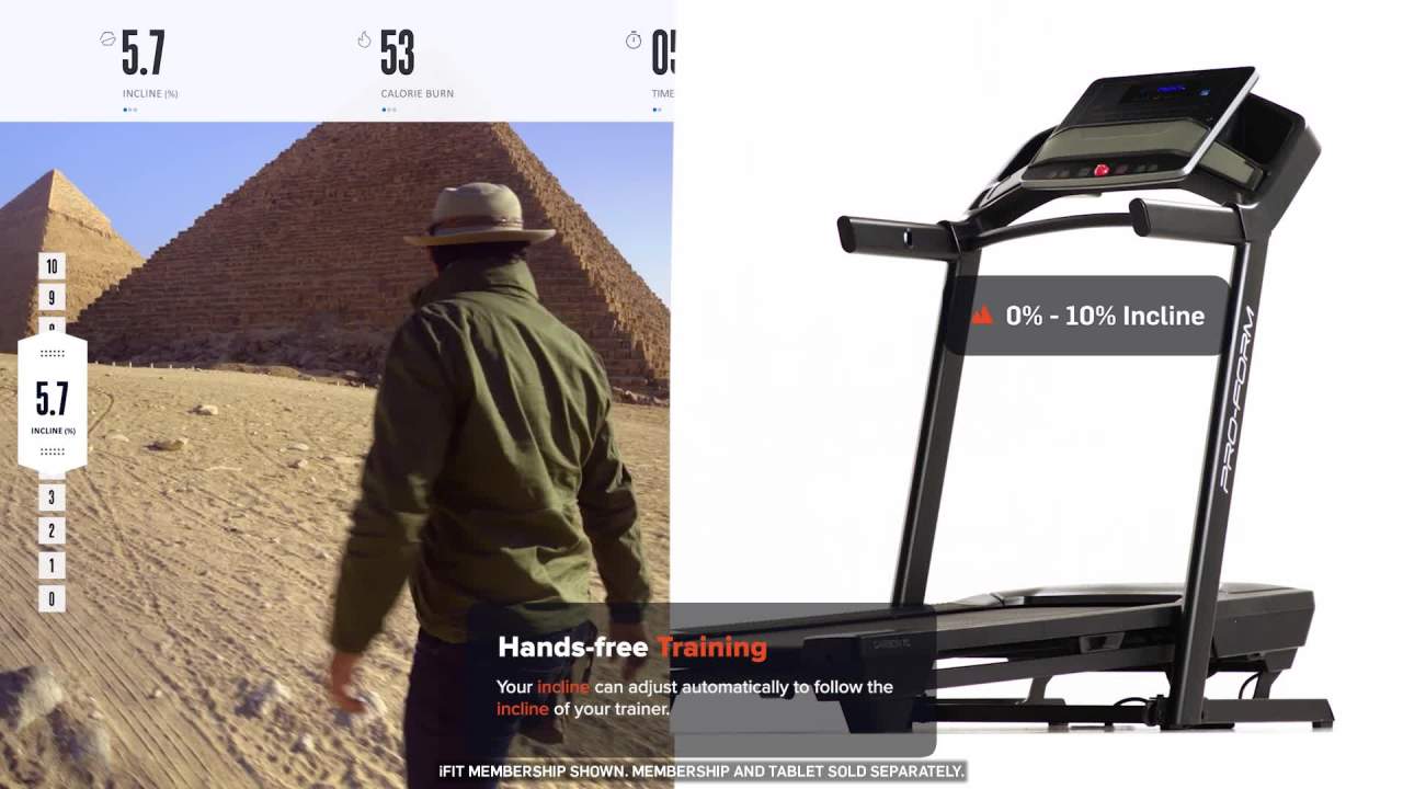 thumbnail video image 2 of ProForm Carbon TL Folding Treadmill with 30 Day iFIT Membership Included, 2 of 16