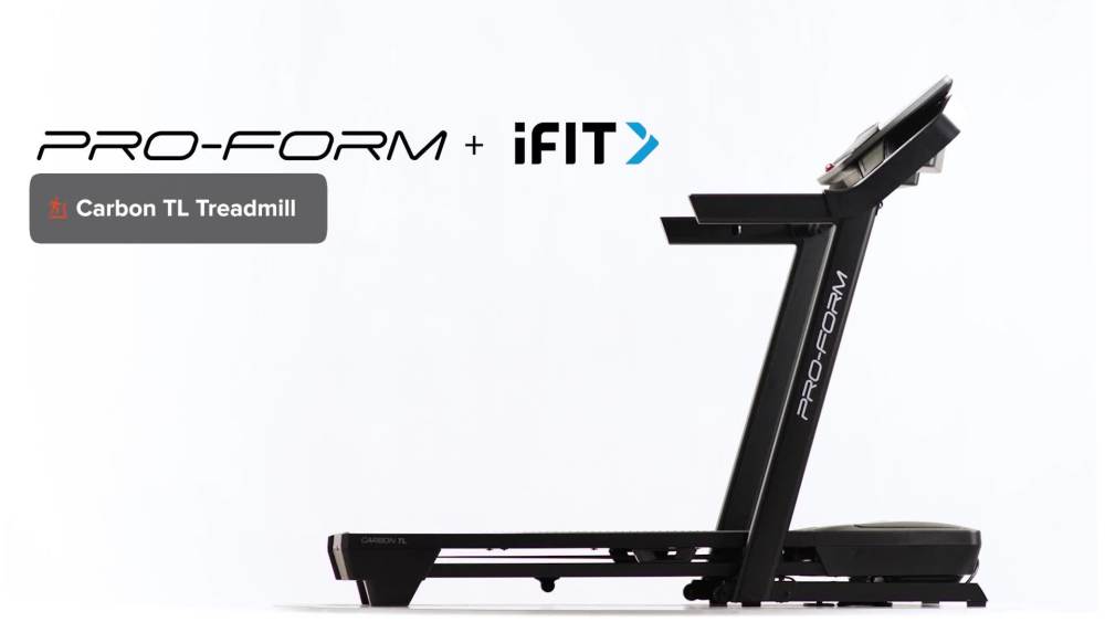 ProForm Carbon TL Folding Treadmill with 30 Day iFIT Membership