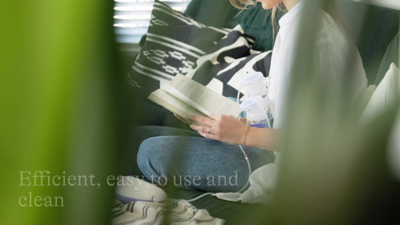 thumbnail video image 2 of Lansinoh Signature Pro Double Electric Breast Pump, 2 of 9