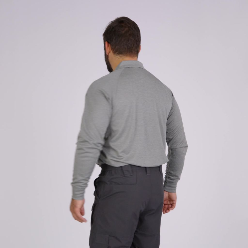 thumbnail video image 2 of Propper Men's Snag-Free Long Sleeve Polo, 2 of 7
