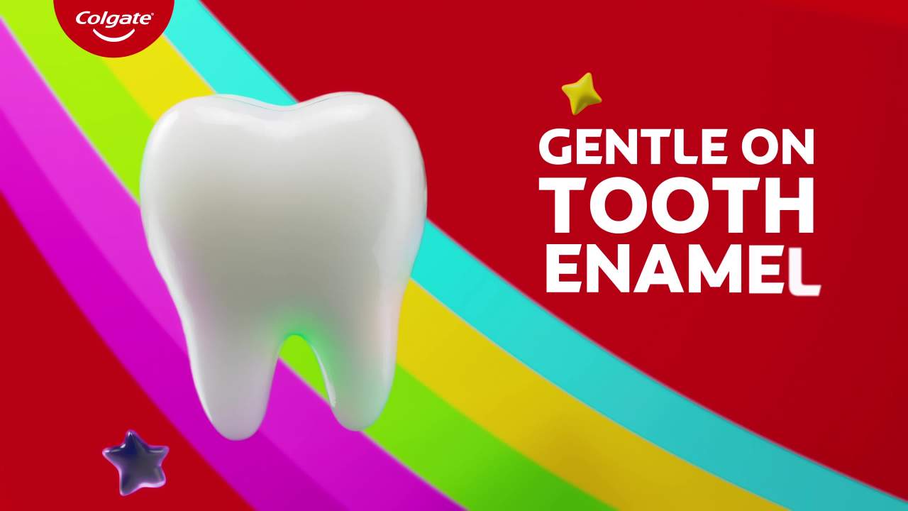 thumbnail video image 2 of Colgate Kids Cavity Protection Toothpaste, Bubble Fruit, 2.7 oz Tube, 2 of 11