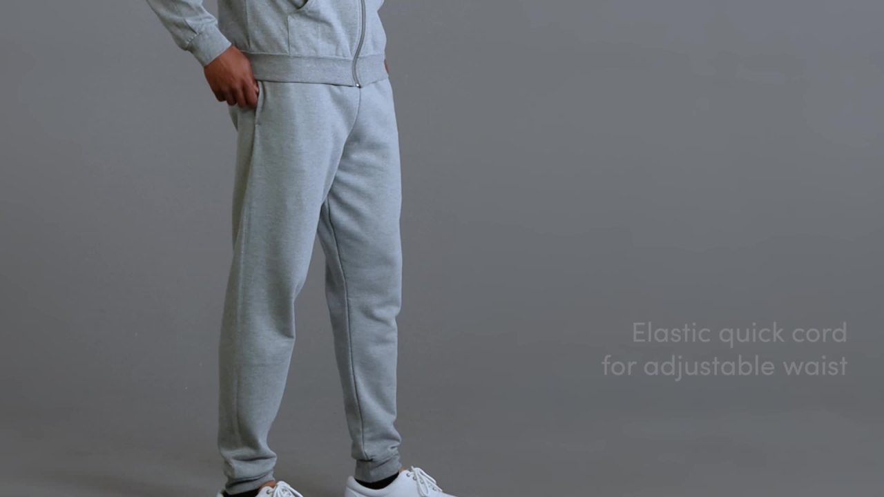 thumbnail video image 2 of Fruit of the Loom Men's EverSoft Fleece Jogger Sweatpants, Sizes S-2XL, 2 of 9