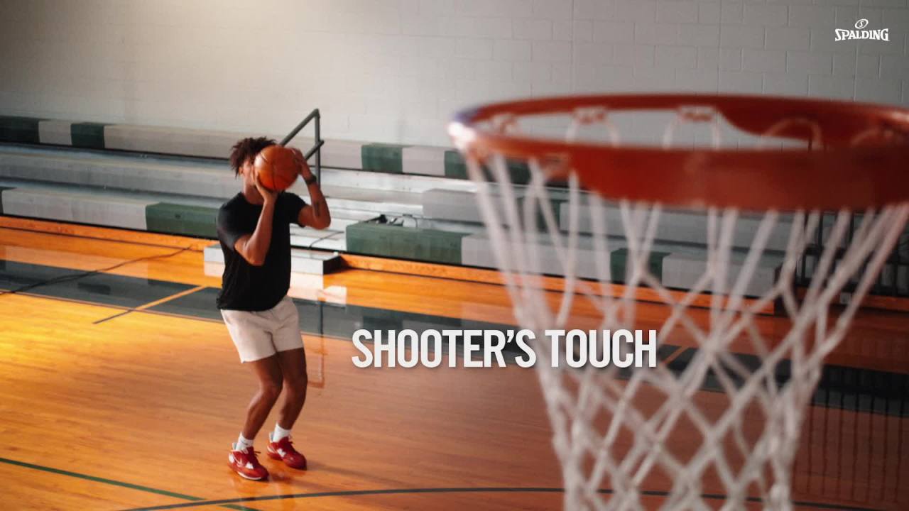 thumbnail video image 2 of Spalding Precision TF-1000 Indoor Game Basketball 29.5 In., 2 of 10