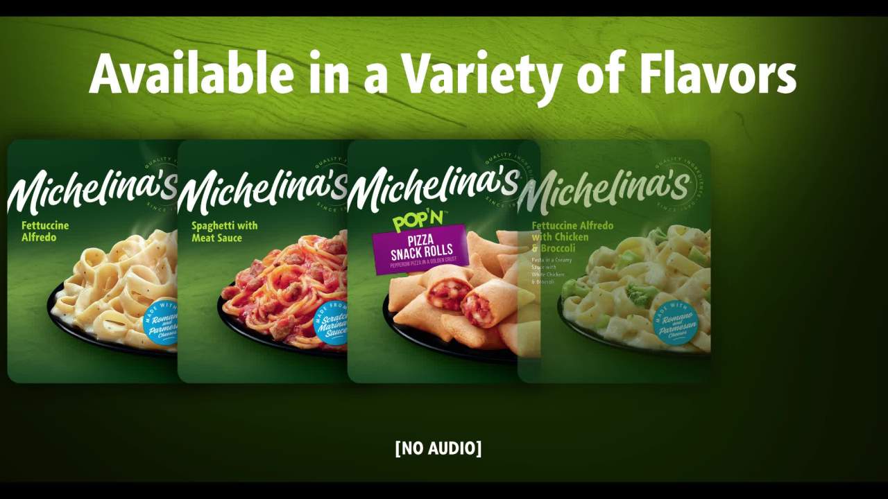 thumbnail video image 2 of Michelina's Fettucine Alfredo with Chicken and Broccoli Meal 8oz (Frozen Dinner), 2 of 8