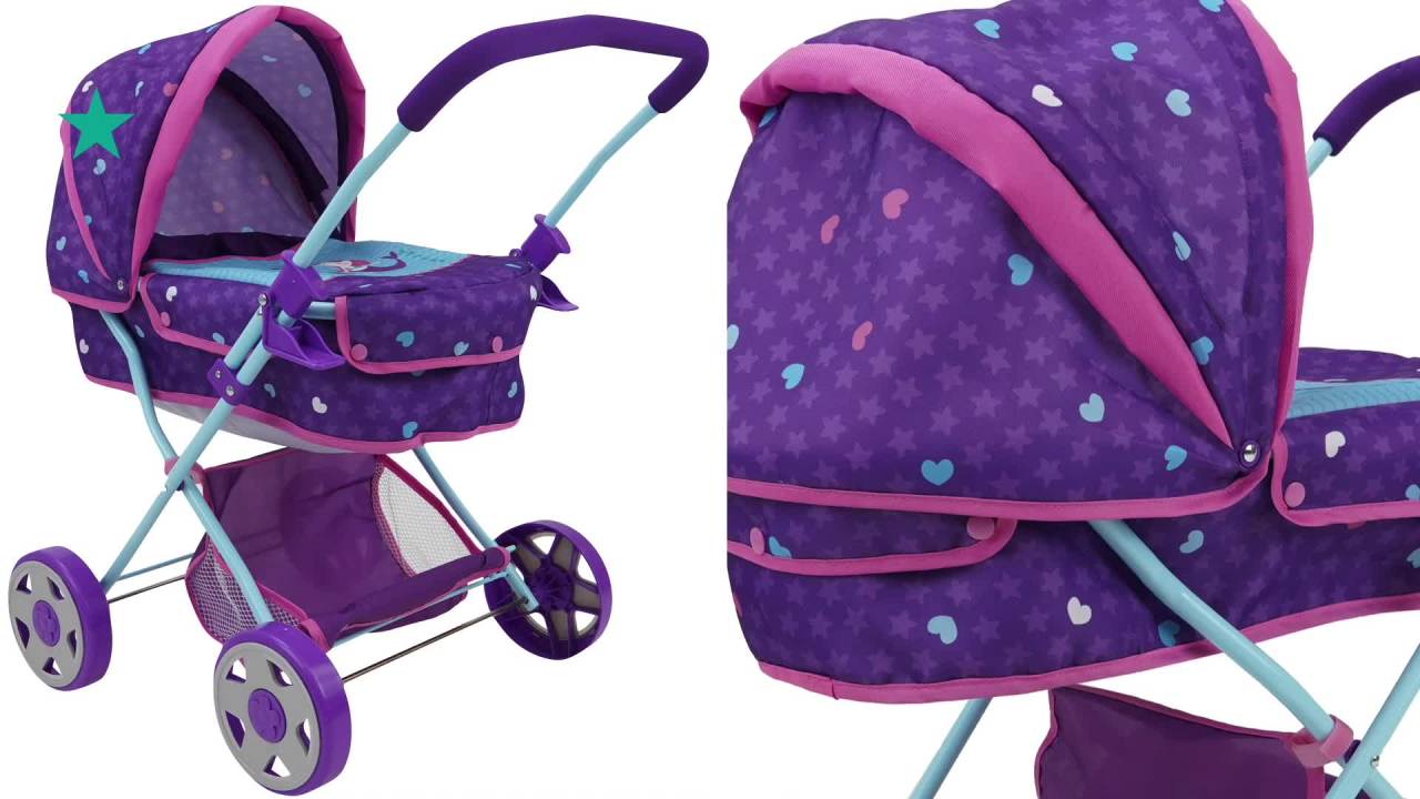 thumbnail video image 2 of 509 Crew: Mermaid Doll Pram , Ages 3+, 2 of 7