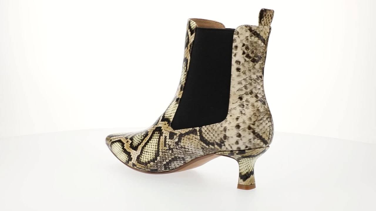 thumbnail video image 2 of Journee Womens Tenlee Comfort System Pull On Chelsea Kitten Heel Booties, 2 of 9