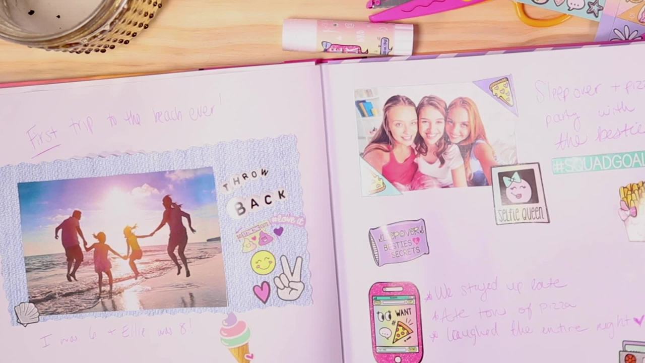 thumbnail video image 2 of Just My Style Multicolor Ultimate Paper Scrapbook, 2 of 6