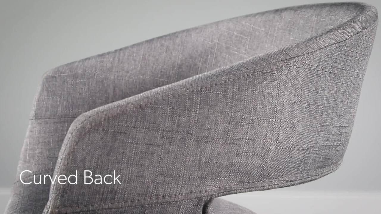 thumbnail video image 2 of OFM 161 Collection Mid Century Modern 2 Pack 26" Low Back Bentwood Frame Stool, Fabric Upholstery, in Beige (161-FA26D-BGE-2), 2 of 19