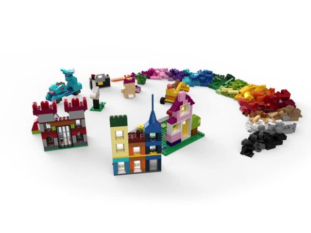 LEGO Classic Large Creative Brick Box 10698 Play and Be Inspired by LEGO Masters, Toy Storage Solution for Home or Classrooms, Interactive Building Toy for Kids, Boys, and Girls - image 2 of 6