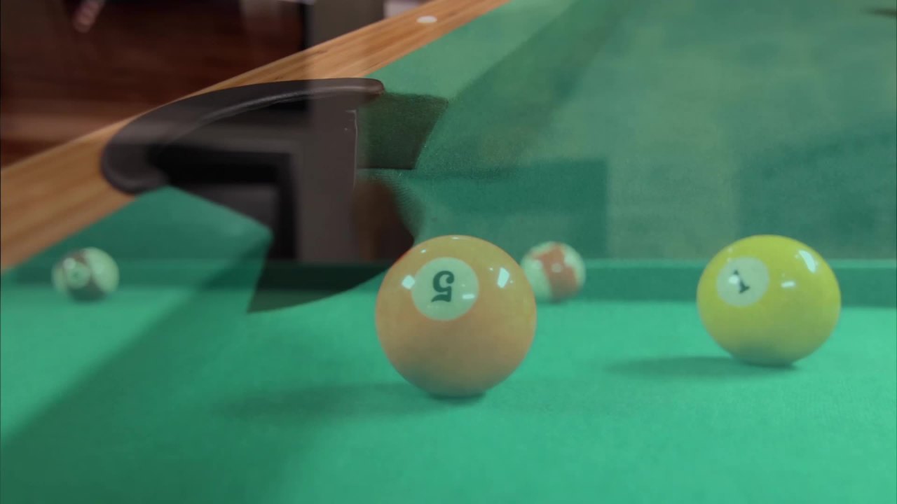 thumbnail video image 2 of Mizerak Dynasty Space Saver 6.5' Billiard Table with Leg Levelers, Automatic Ball Return, and Classic Green Nylon Cloth, 2 of 19