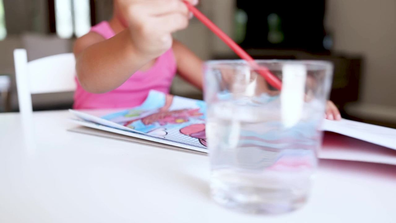 thumbnail video image 2 of Melissa & Doug My First Paint With Water Art Pad - Cheerleaders, Flowers, Fairies, and More (24 Pages), 2 of 10