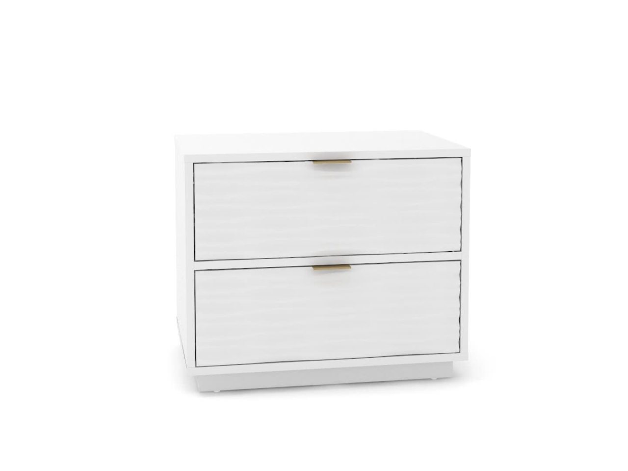 thumbnail video image 2 of Sauder Morgan Main Decorative 2-Drawer Side Table, White Finish, 2 of 14